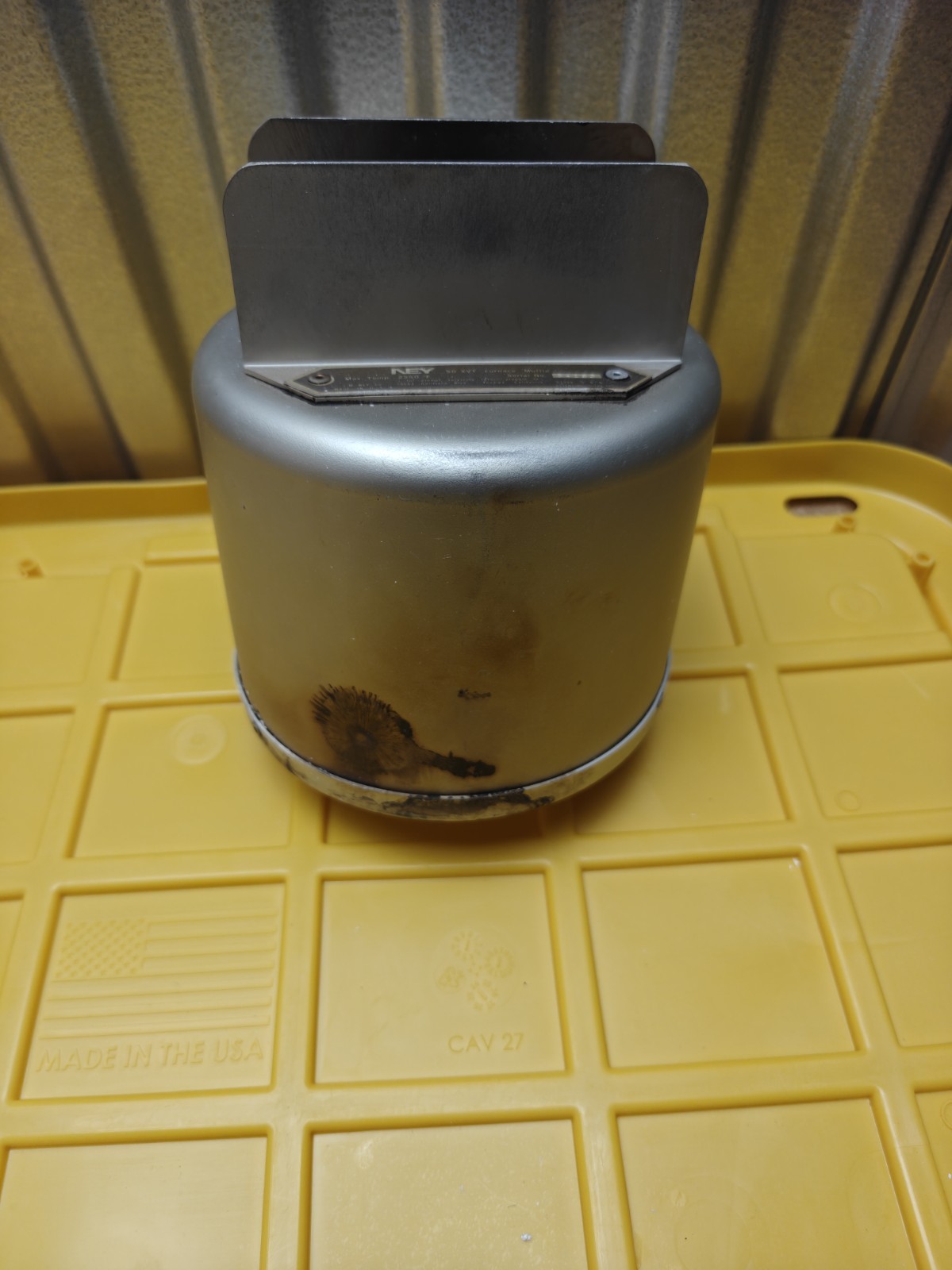 Nev 50 XV-T Round HVAC Damper Vent Control Assembly w/ Electrical Terminals