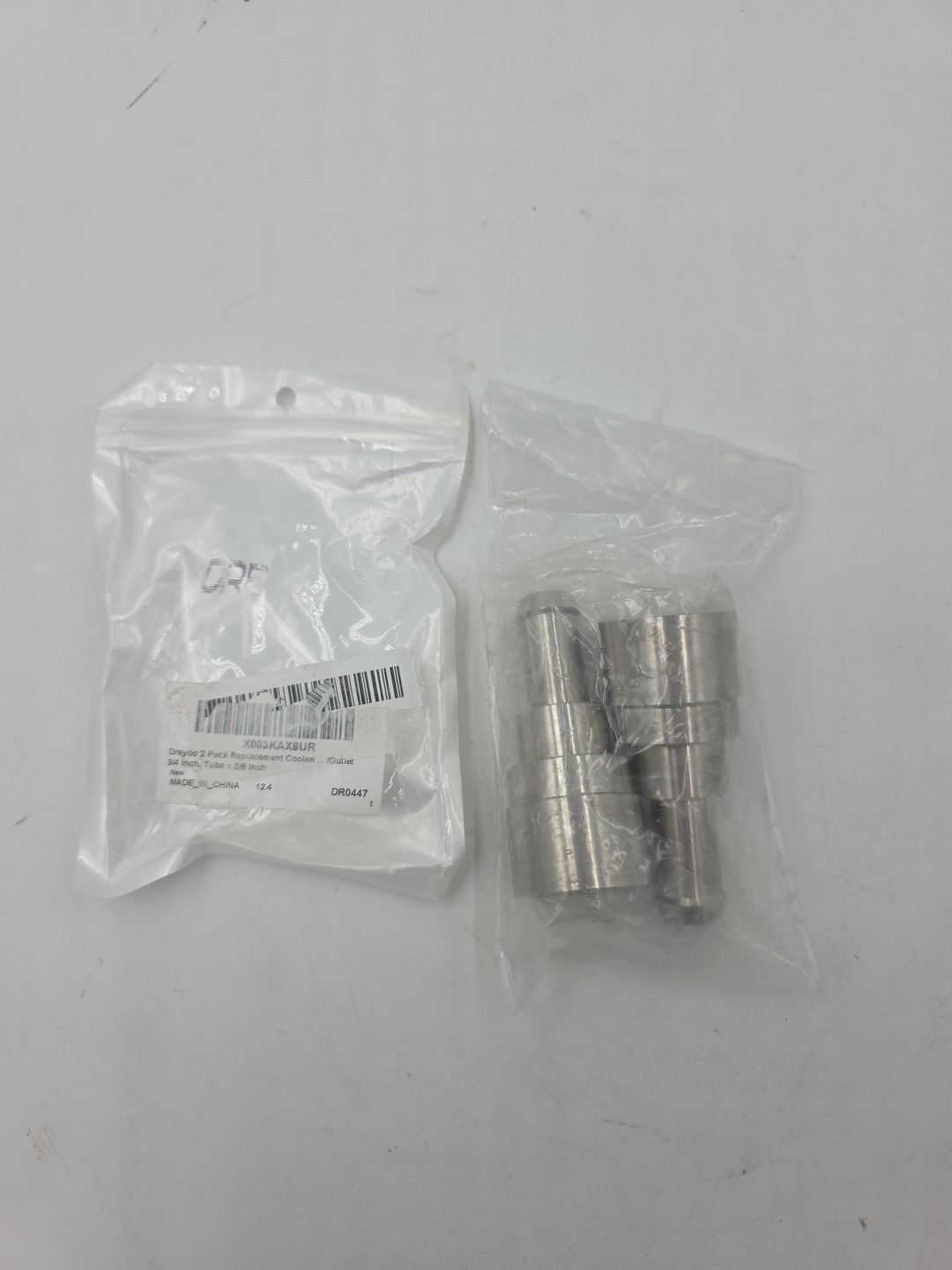 Coolant Connector – Inlet/Outlet 3/4In. Tube x 5/8In. Hose Compatible with S