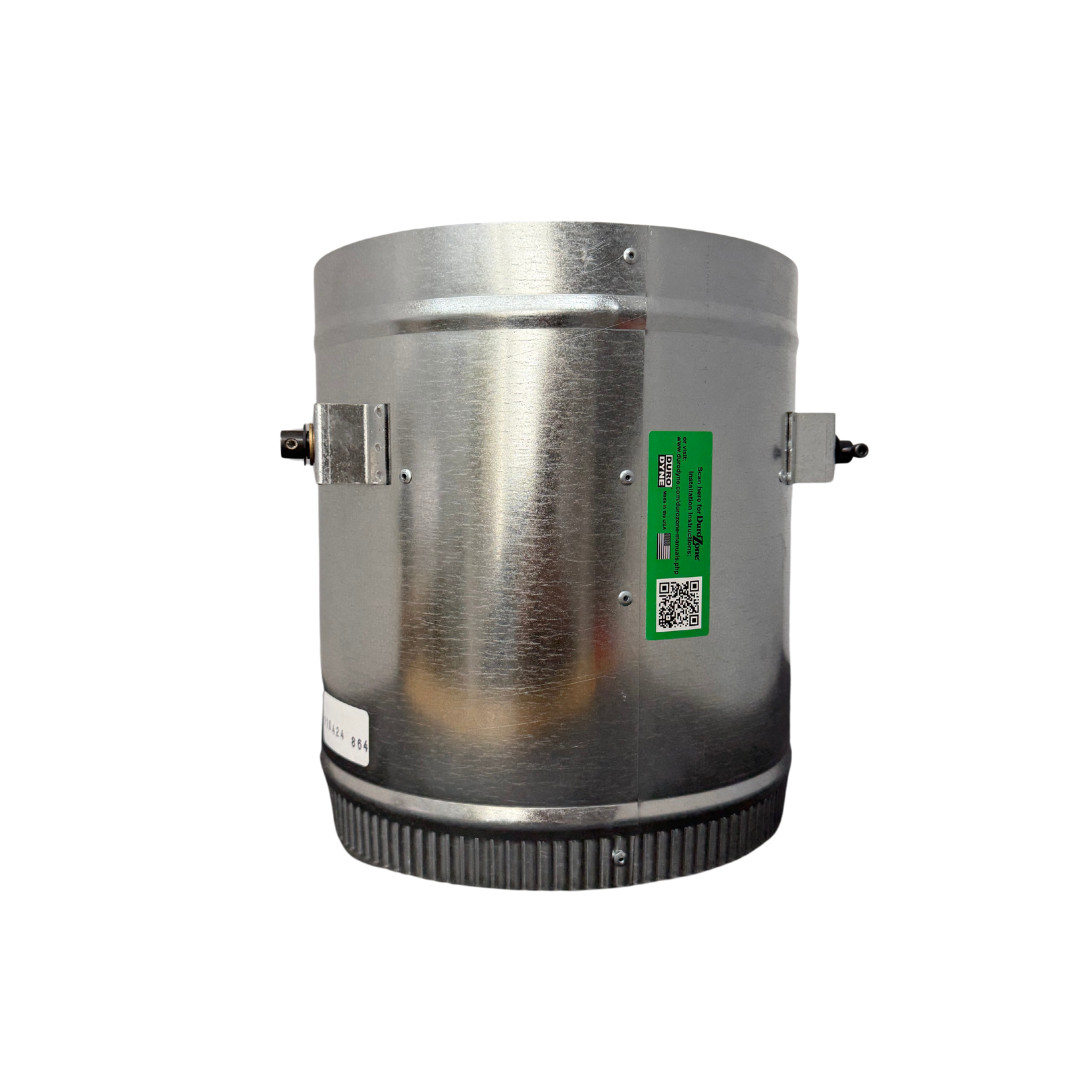 Durozone 10 inch round bypass barometric pressure relief damper