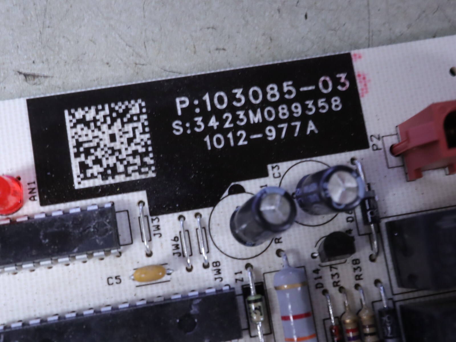 Honeywell LENNOX 103085-03 Furnace Control Circuit Board 1012-977A