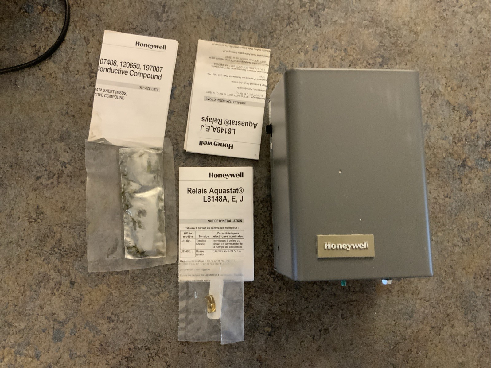 Honeywell/Resideo L8148J1009 Aquastat Relay