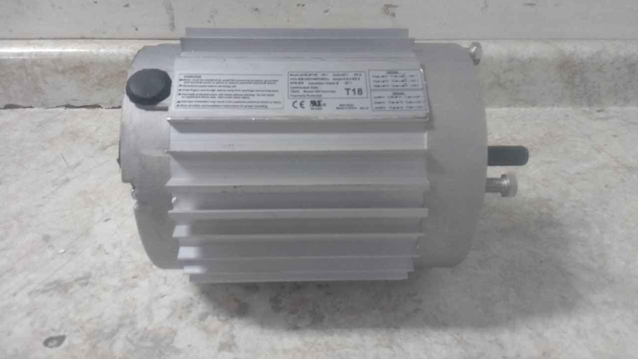Dayton A750-8TVE 1 HP 825 RPM 208-230/460VAC 3-Phase Agricultural Fan Motor