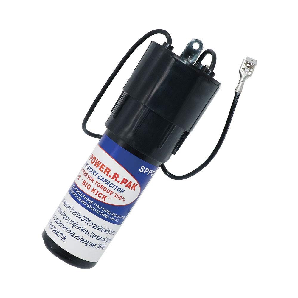 Hard Start Capacitor Relay 1/2-10 H.P. 115-288V AC