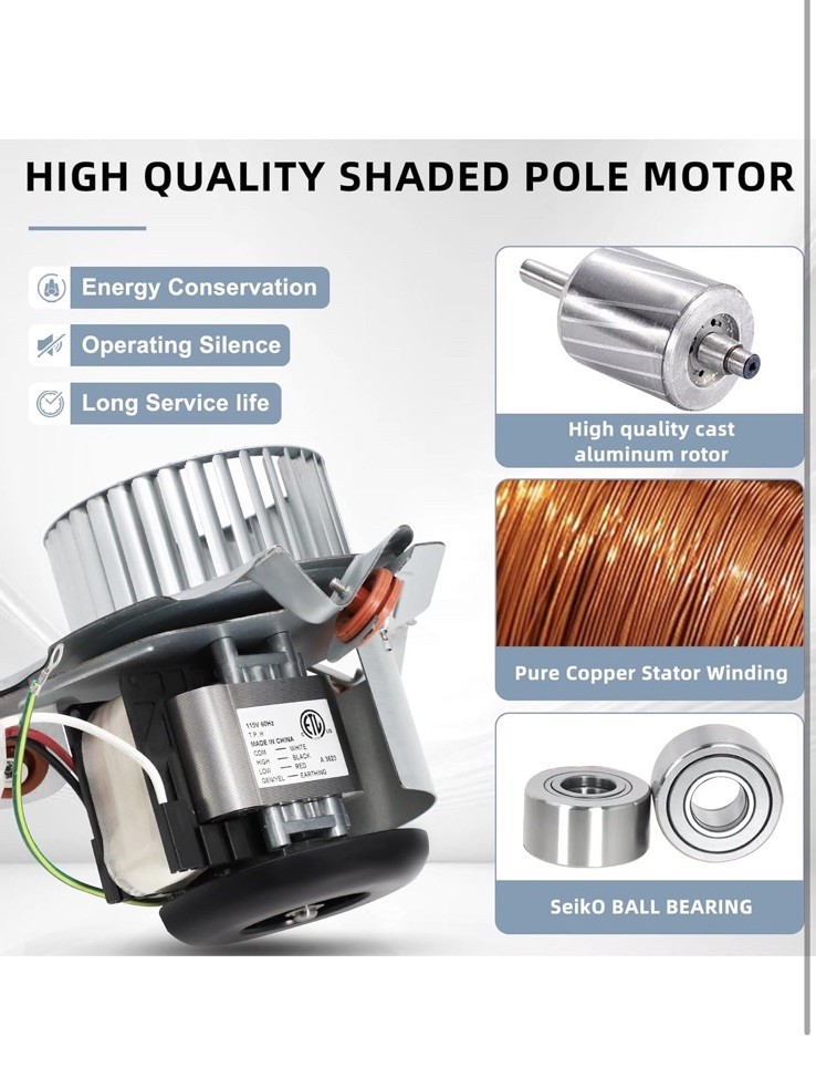 HC21ZE127A Draft Inducer Motor Assembly Compatible with Jakel, Carrier, Bryant