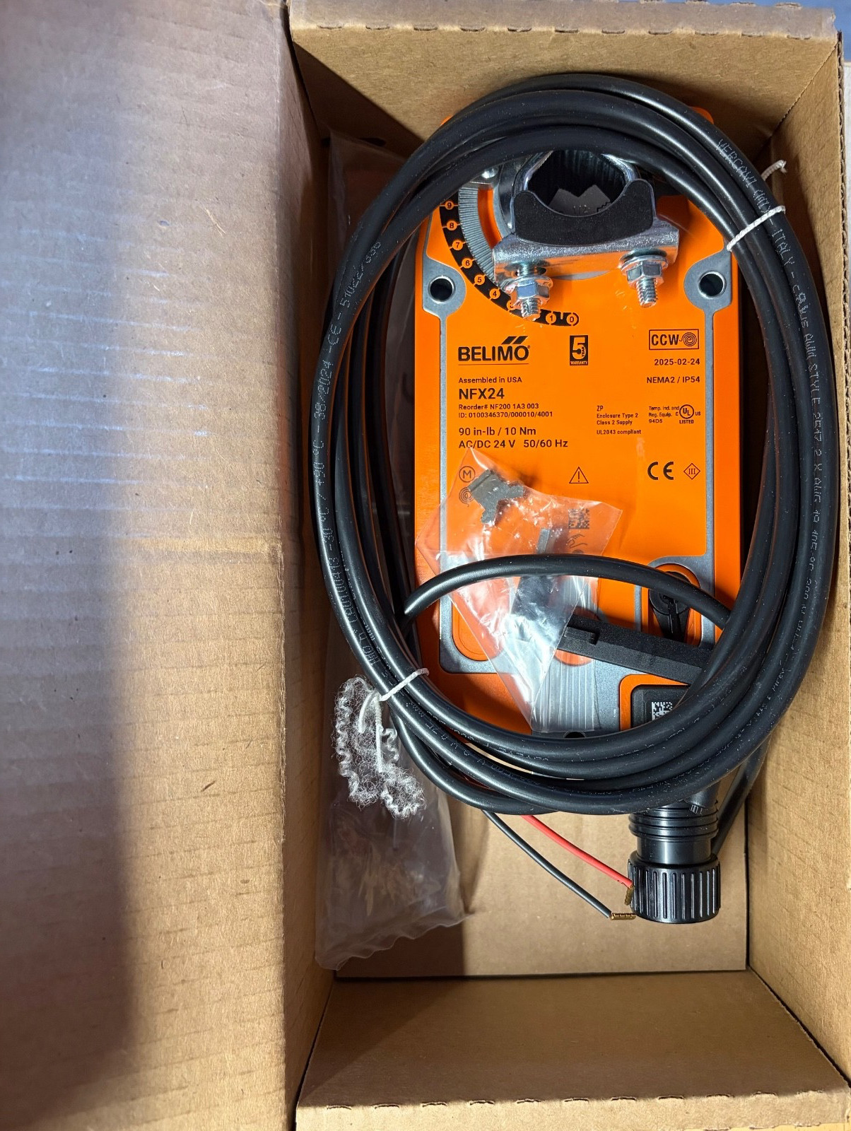 Belimo NFX24 Actuator 24V Brand New In Box