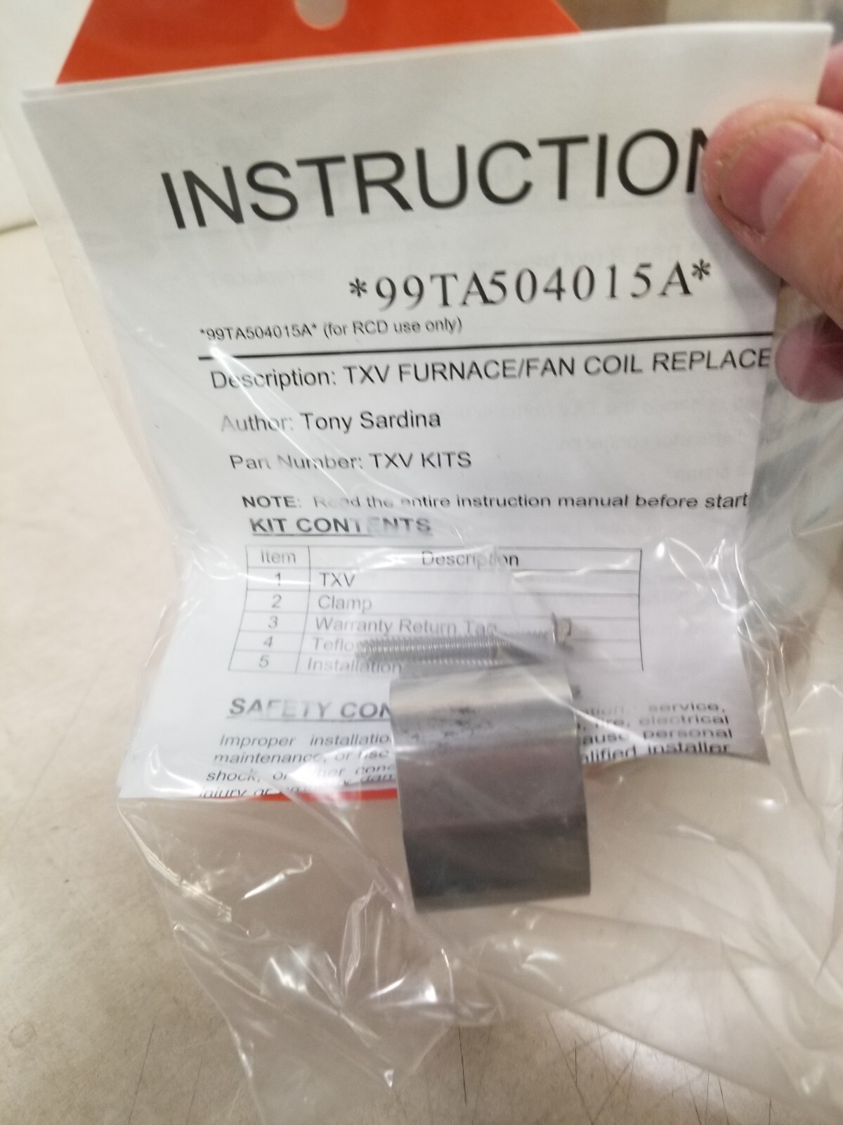 2.5 Ton R-410A Thermostatic Expansion Valve, 331709-774