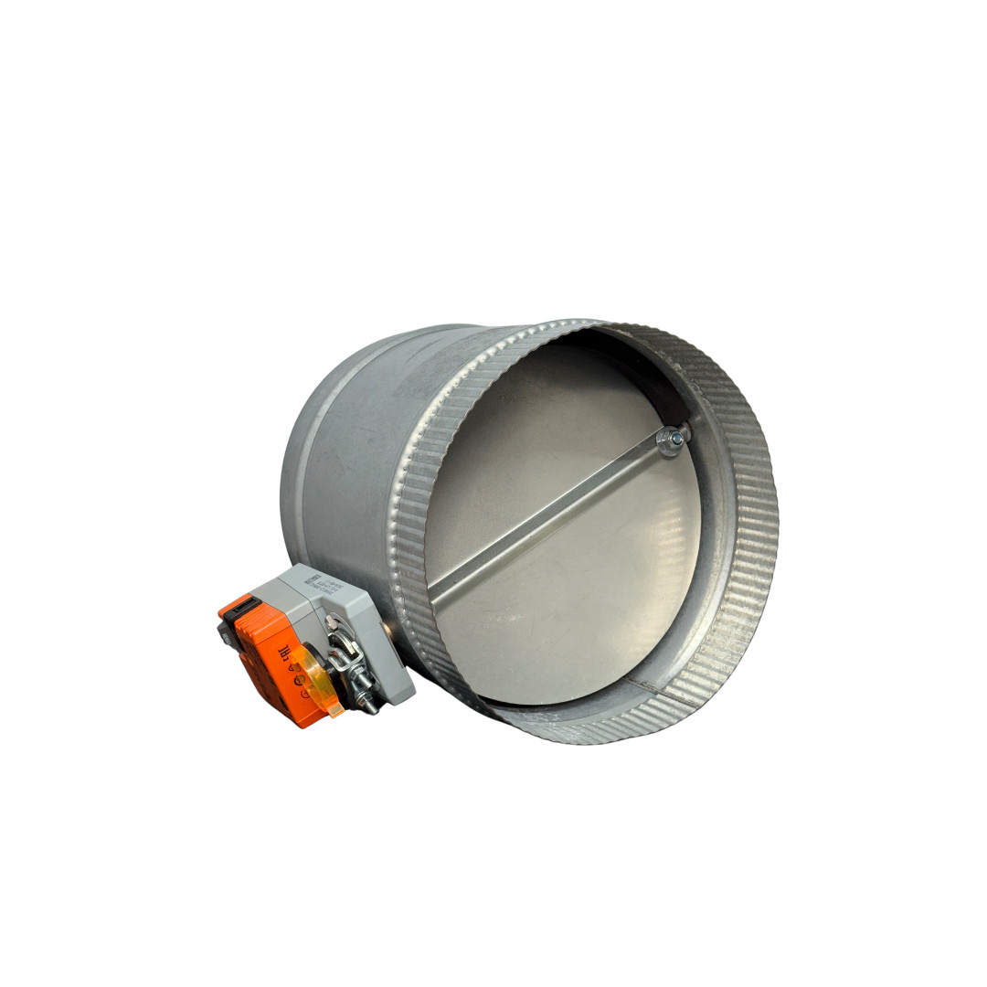SD 9″ Bellimo 3 wire Motorized 24v round zone control damper dampner
