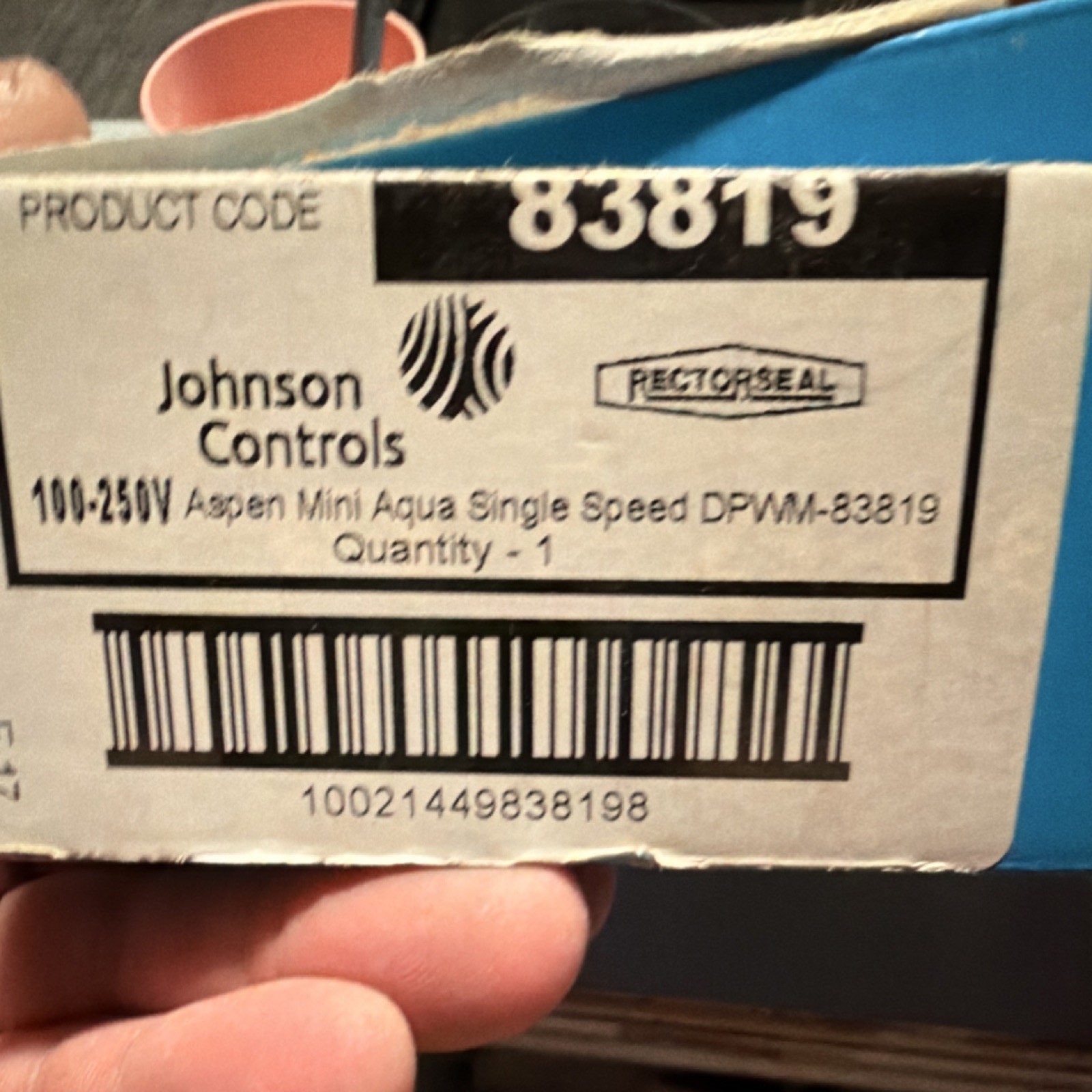 Aspen Mini Aqua Condensate Pump Single Speed 100-250V Blue Model 83819 MPN 83819