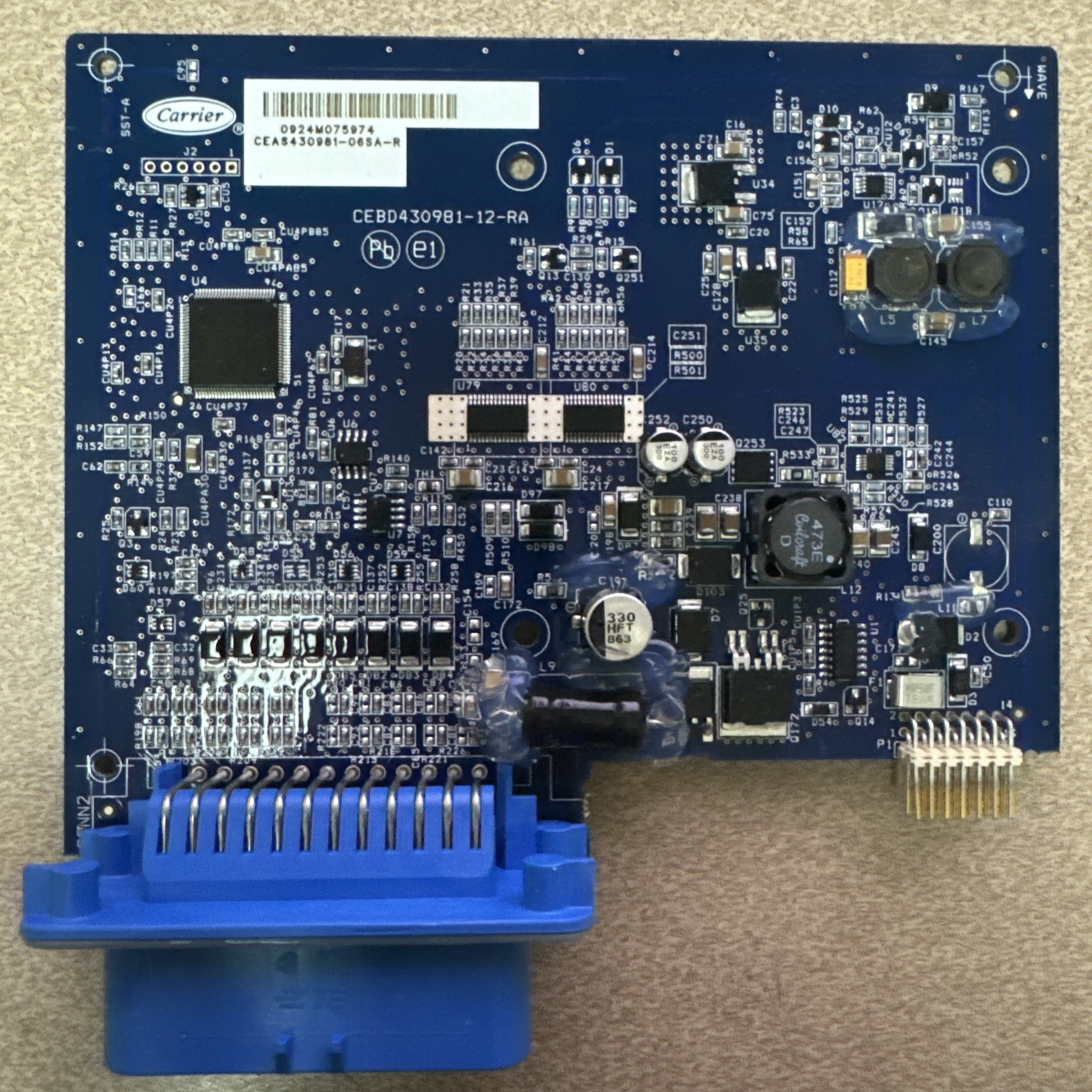 Carrier CEBD430981-12-RA Control Board 0924M075974 OEM HVAC Circuit Module Unit