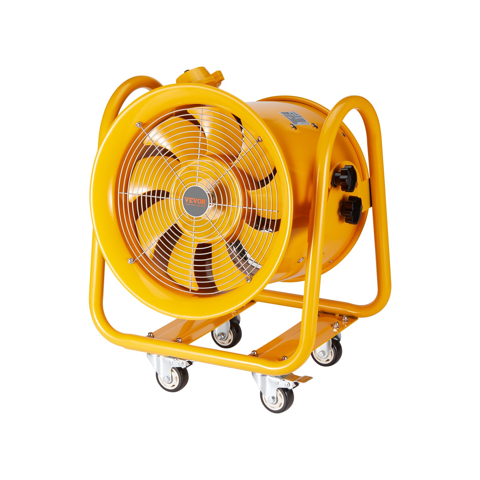 VEVOR 16″ Extractor Fan Blower Portable 16.4ft Power Cord Ventilator Industrial