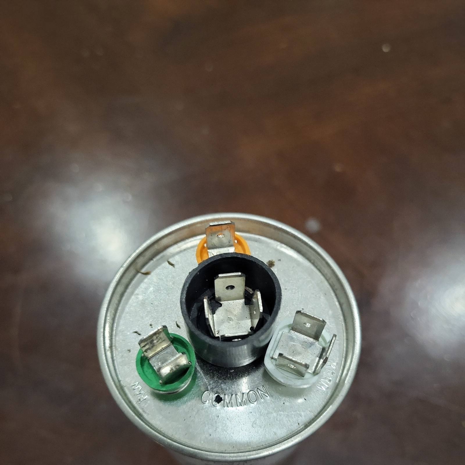 AmRad USA2235 Round Run Capacitor 40+5 uF MFD 370 / 440 Volt Made in USA