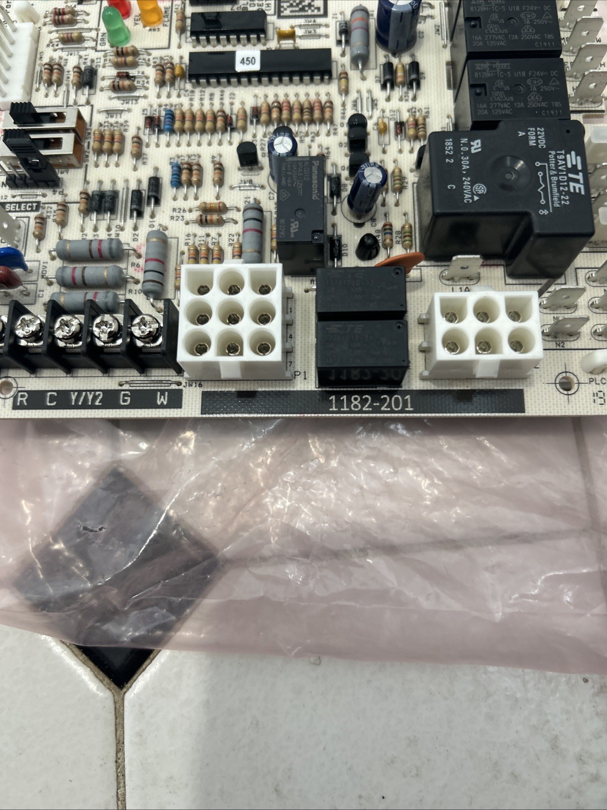 Nordyne 1182-201 Furnace Control Circuit Board 624844