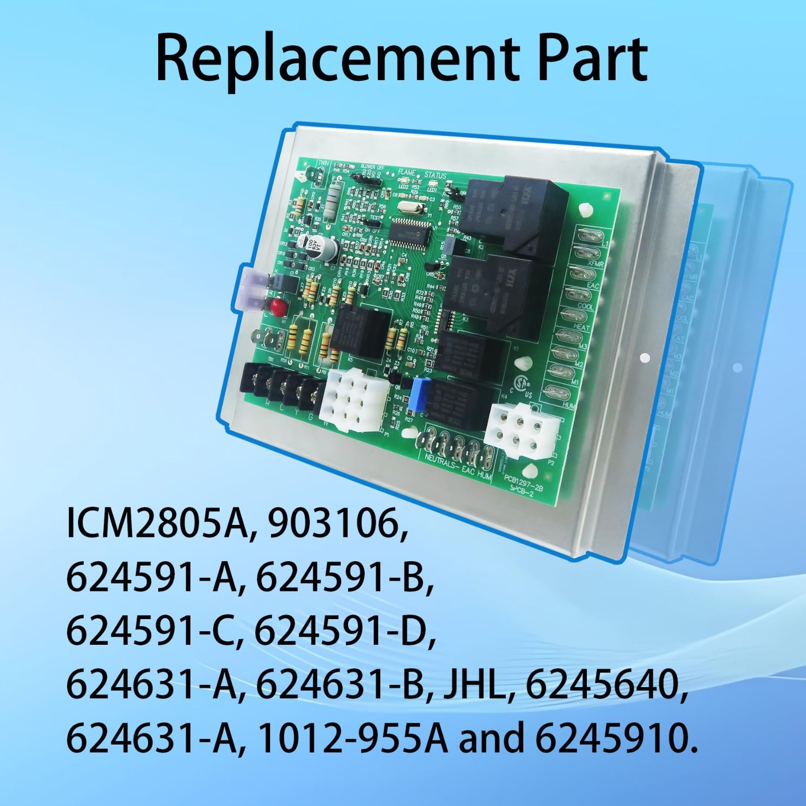 ICM2805A Furnace Control Board Replacement for Nordyne 903106
