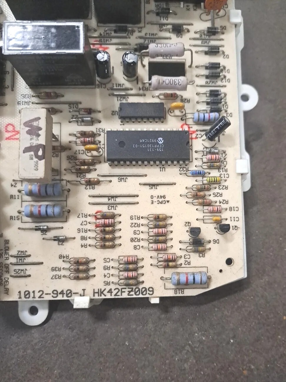 OEM Carrier Bryant Payne HK42FZ009 1012-940-J Furnace Control Circuit Board