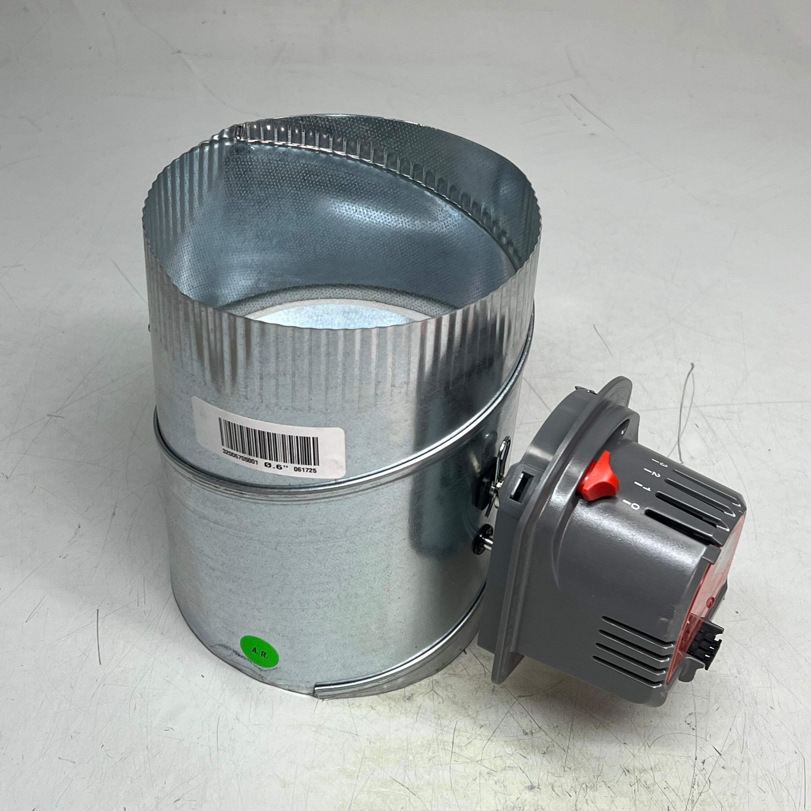 HONEYWELL Steel TrueZONE Motorized Fresh Air Damper 6″ 24V Chrome EARD6TZ
