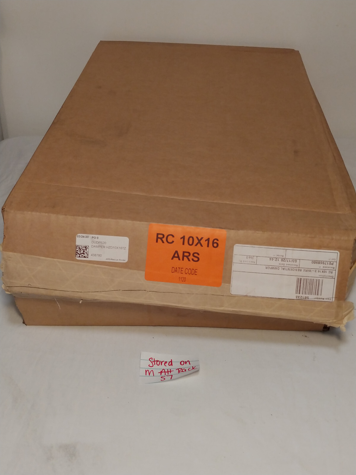 10×16 Motorized Damper 10”x16” Damper