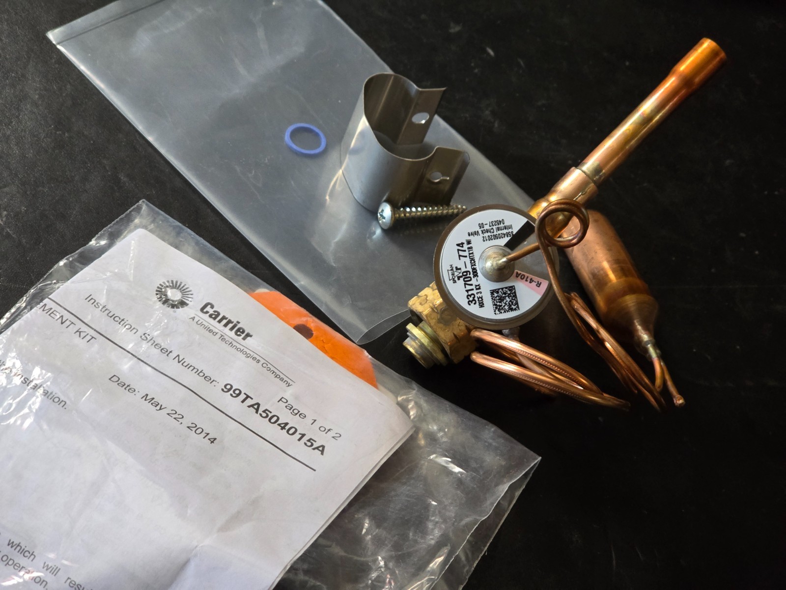 Carrier 2.5 Ton R-410A Thermostatic Expansion Valve, 331709-774