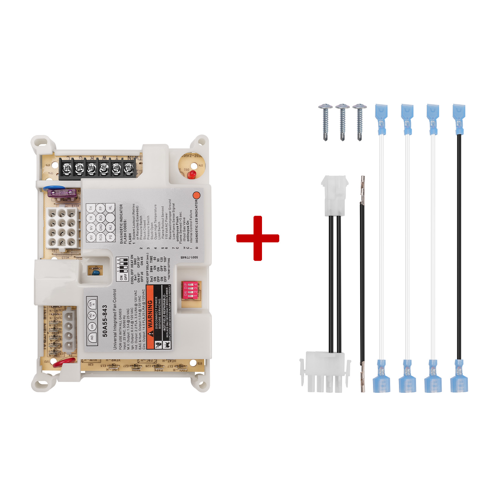 50A55-843 Ignition Control Module Universal Integrated Furnace Control Board NEW