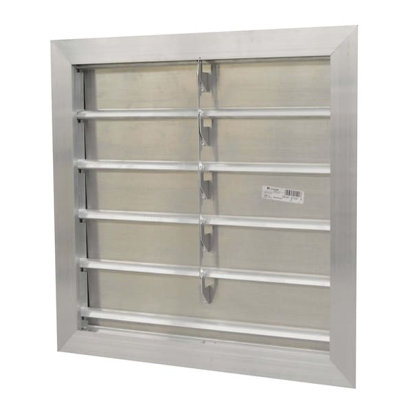 Canarm Sr3224x24 Manual Damper, Aluminum, Square