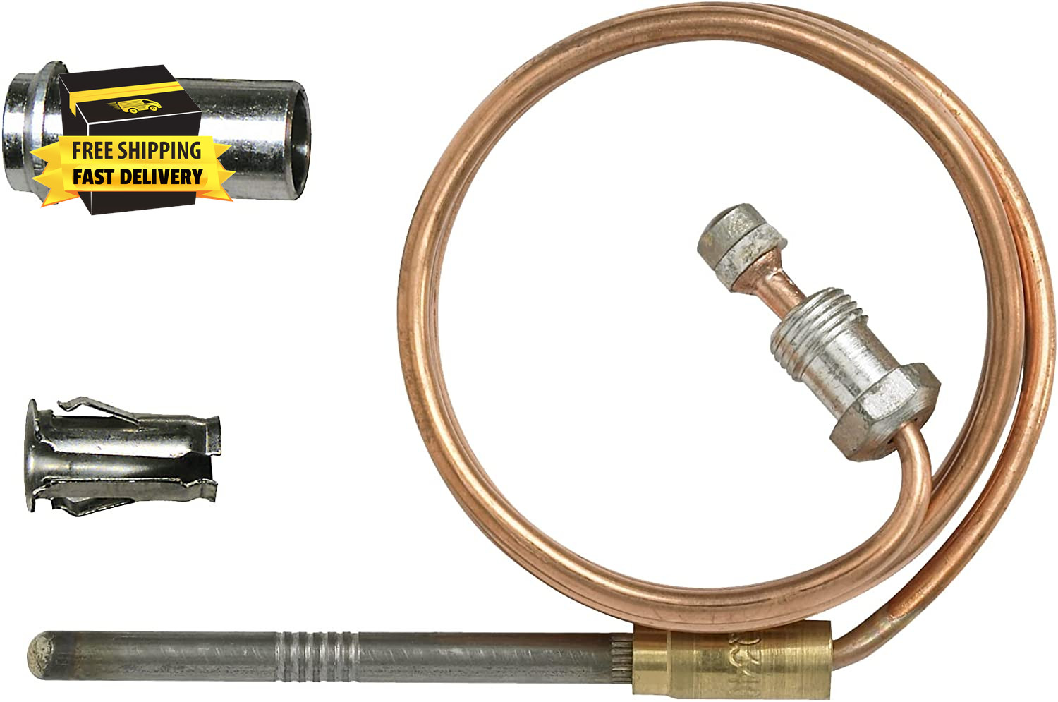 CQ100A1013/U 24-Inch Replacement Thermocouple for Gas Furnaces, Boilers and Wate