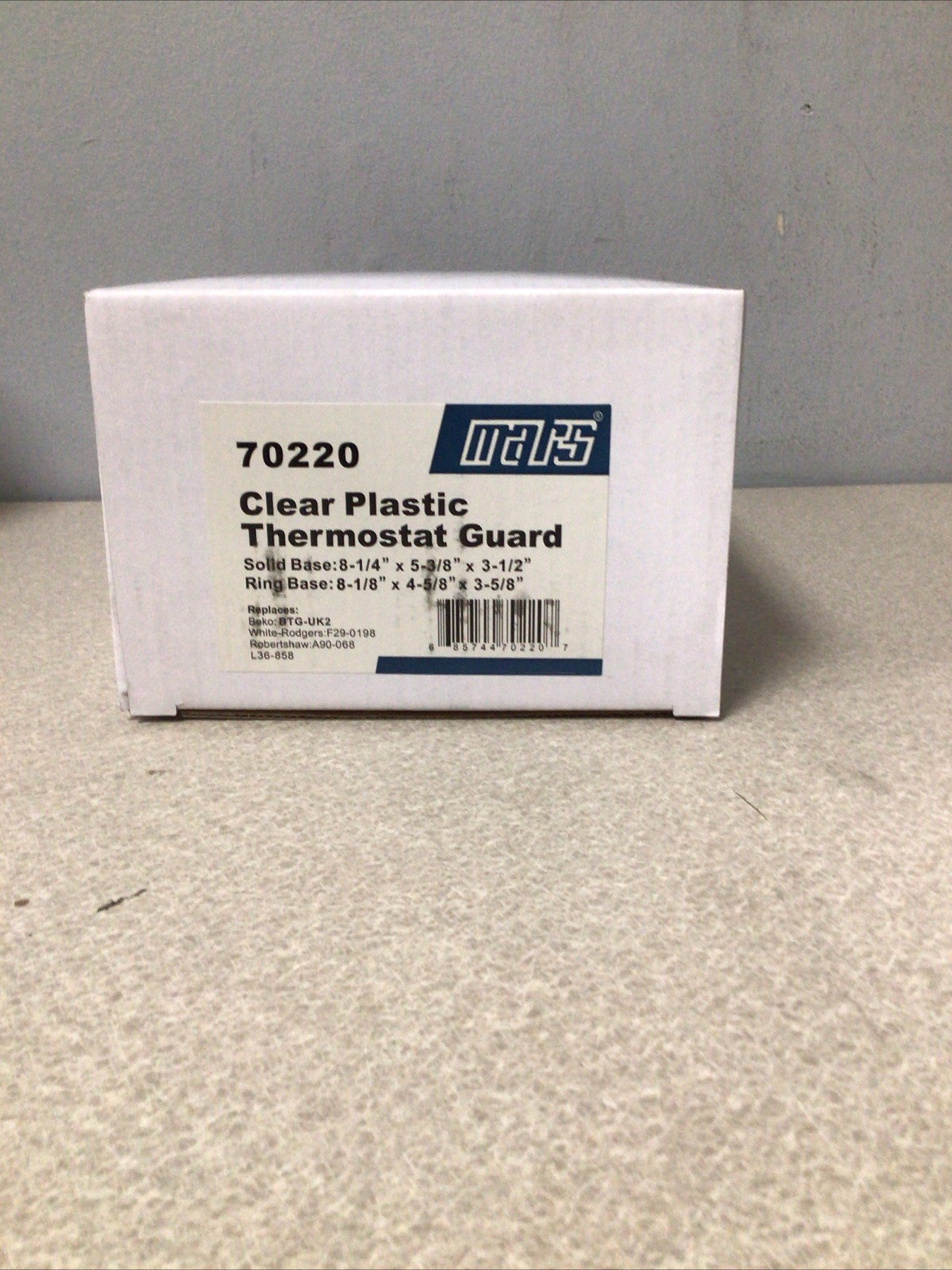 Clear Plastic Thermostat Guard Mars 70220