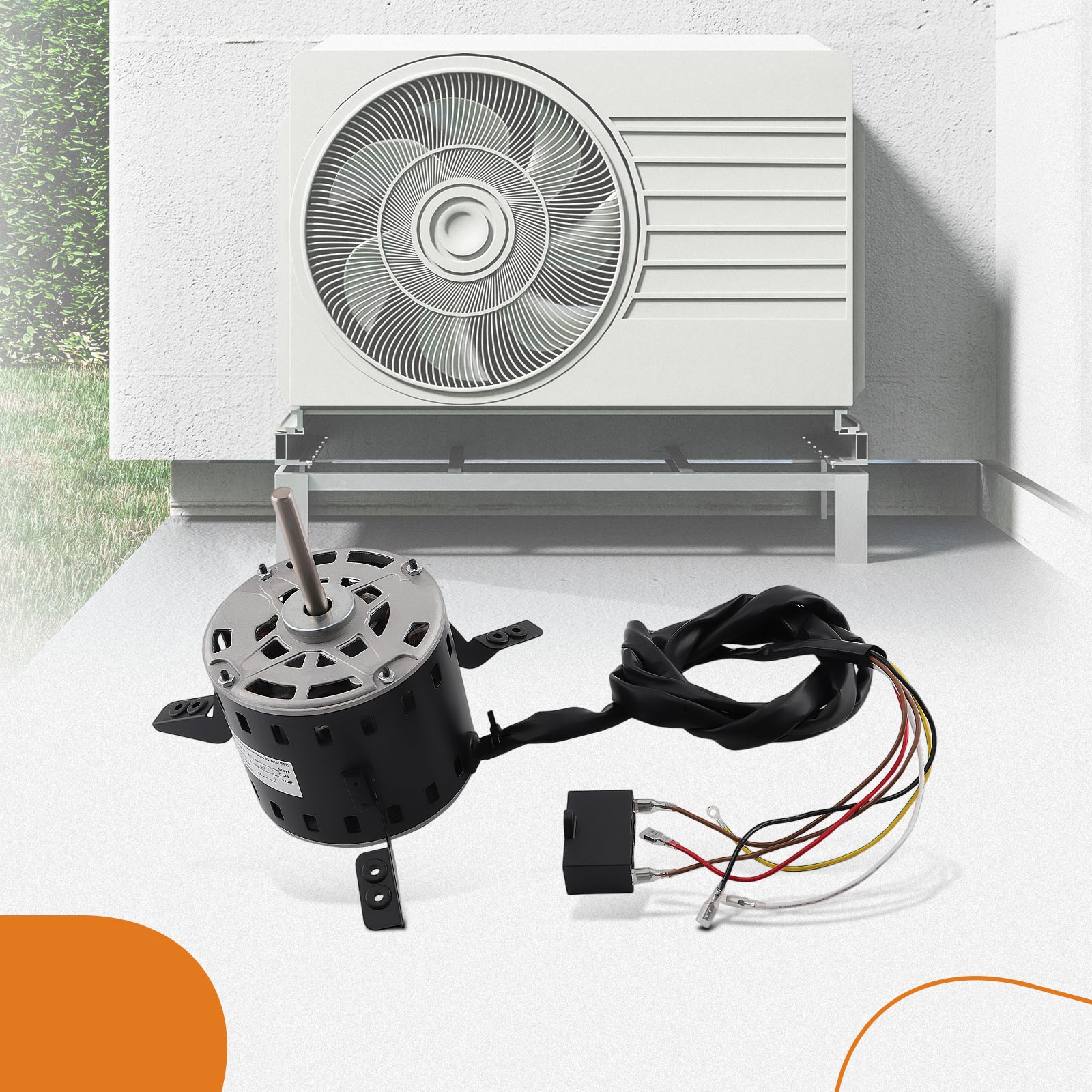 1PC Blower Fan Motor 5KCP39GGP993 for Goodman Furnace BT1340027S 230V 1075 RPM
