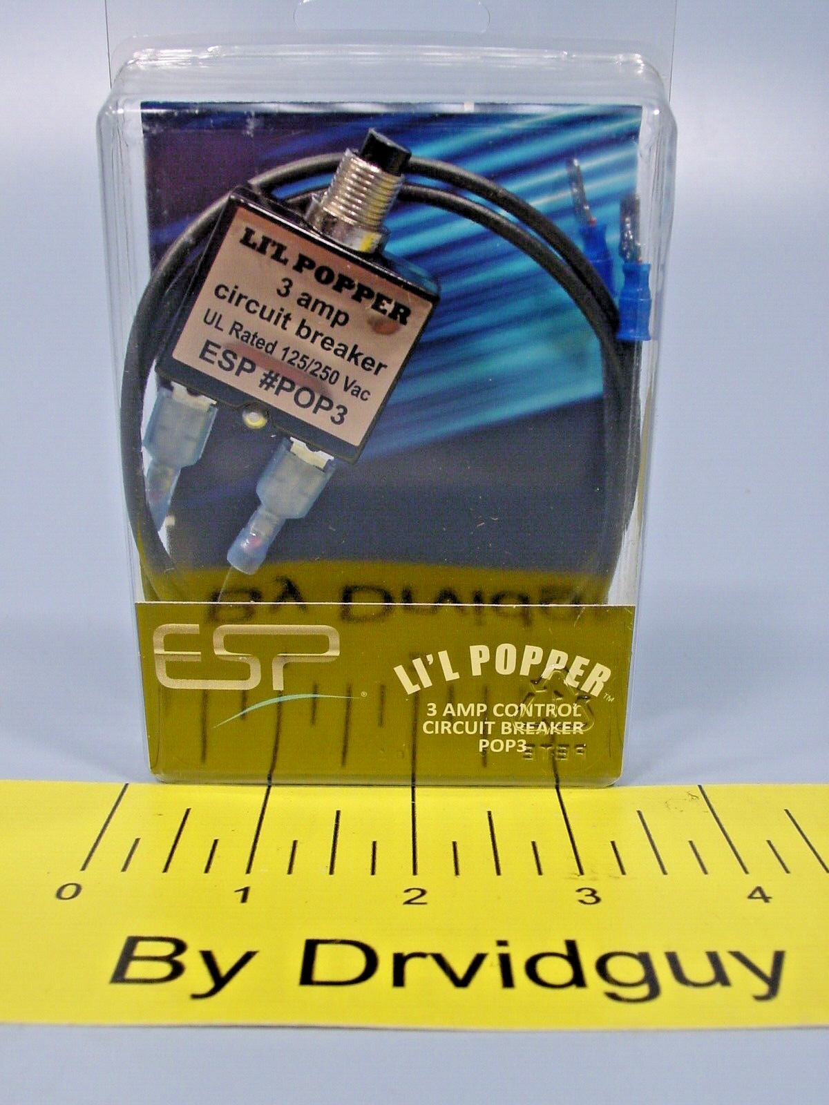 ESP G33-039 POP3 Li’L Popper Control Circuit Breaker; 3 Amp