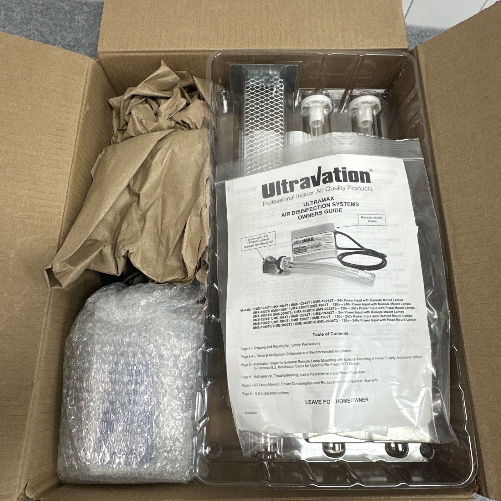 Ultravation UMX1202T-PCO UV Air Purifier HVAC System | UltraMax Gold Extreme