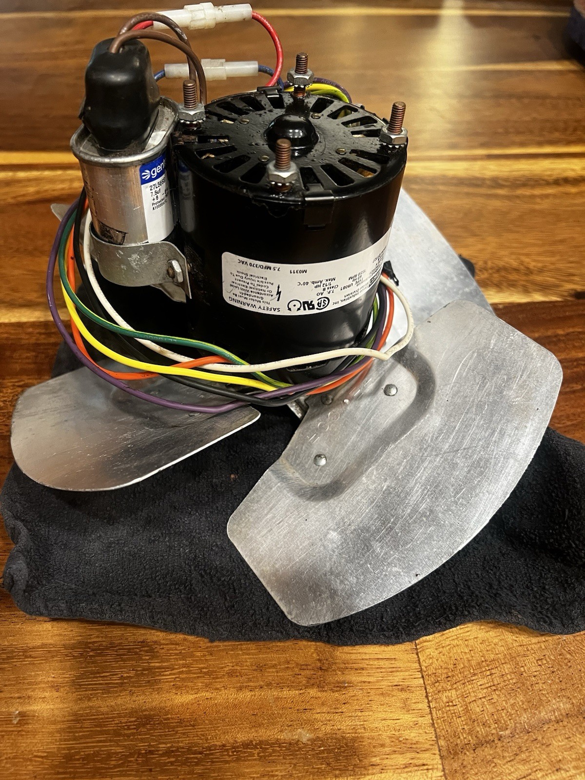 D1127 Fasco Refrigeration Fan Motor 1/12 HP, 115/230V, 1550RPM No. 17903026