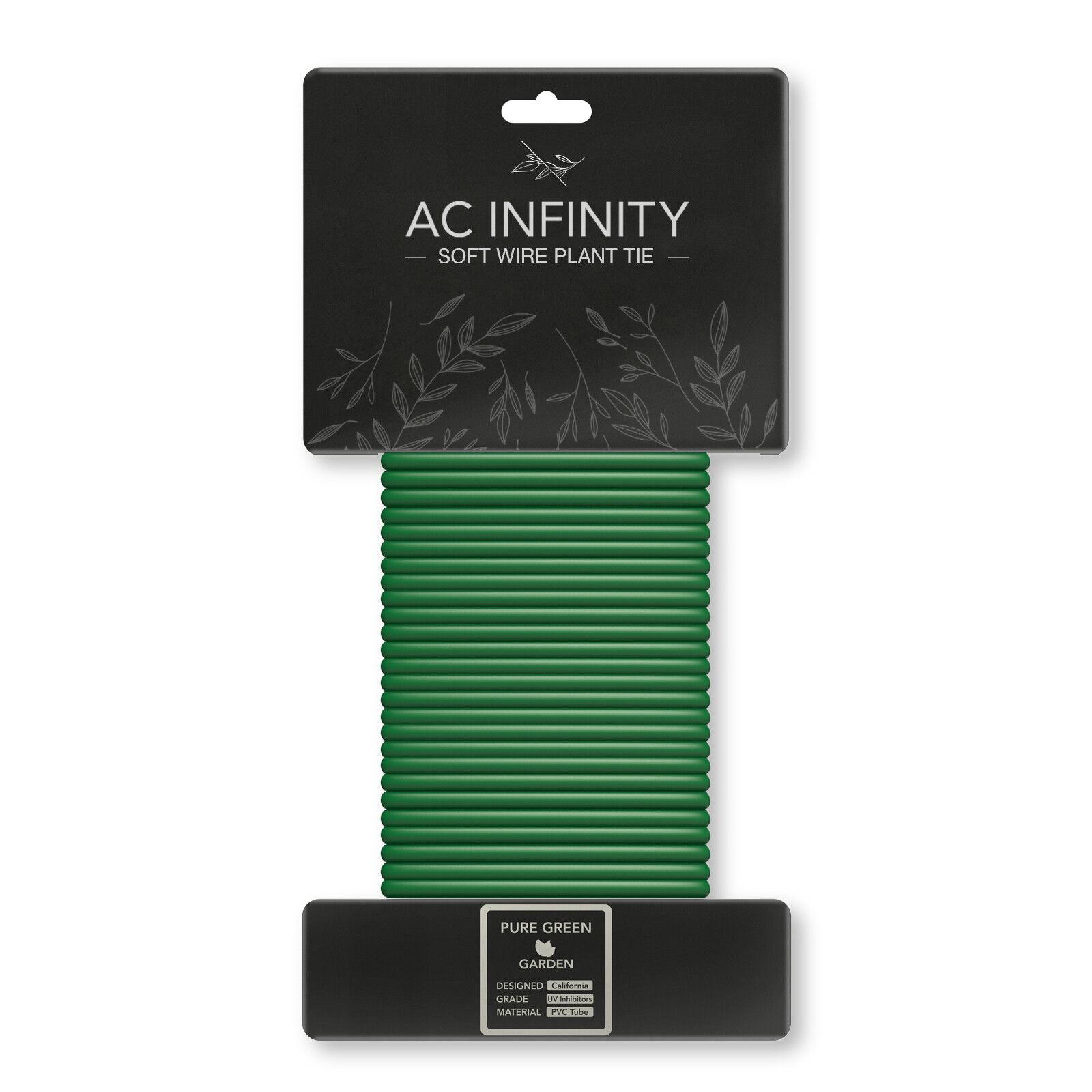 Soft Plant Twist Ties, 10m Green Wire Ties for Gardening Home and Office