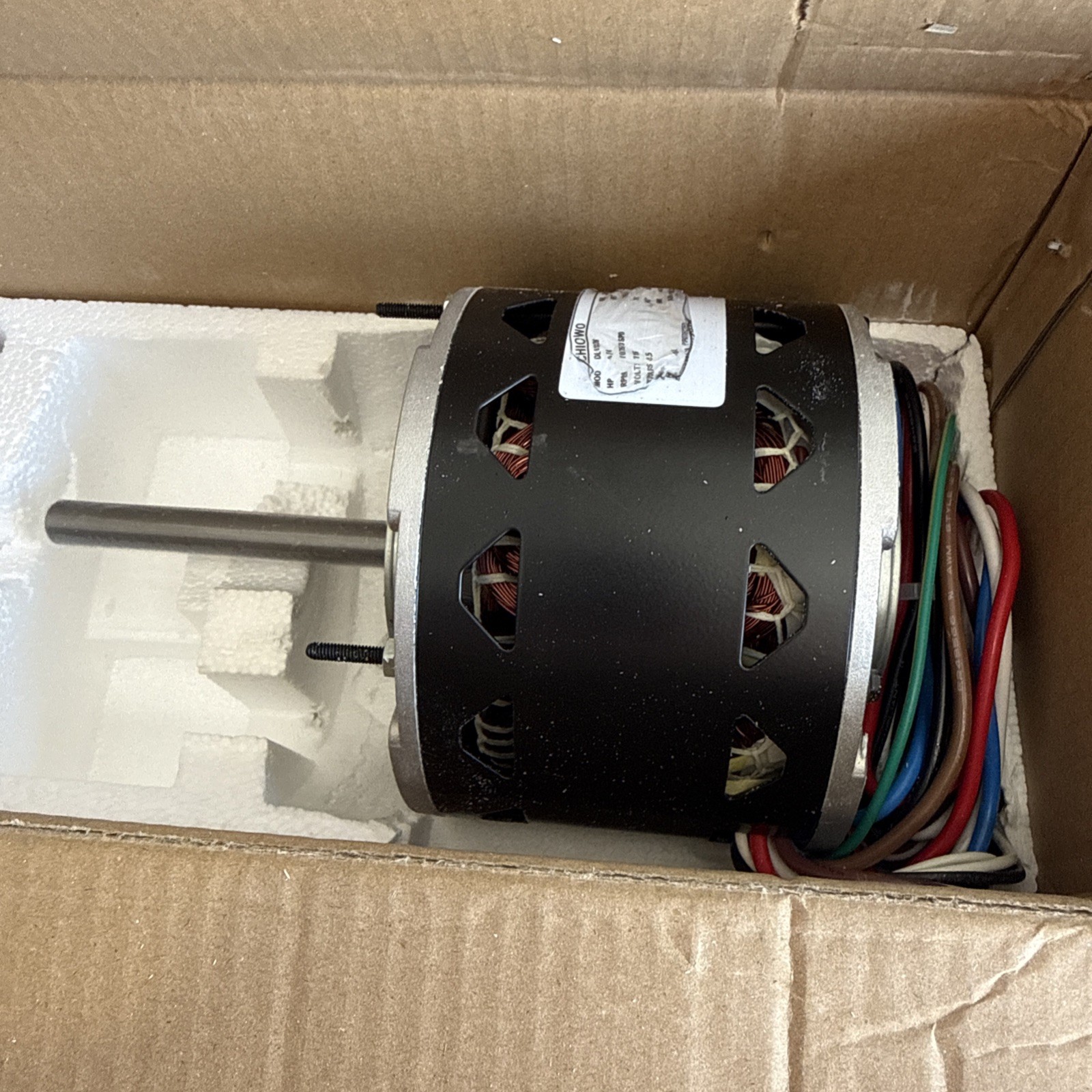 DL1026 Direct Drive Blower Fan Motor 1/4 HP 1075 RPM 3 Spd 115V 4.5 Amp Revrsble