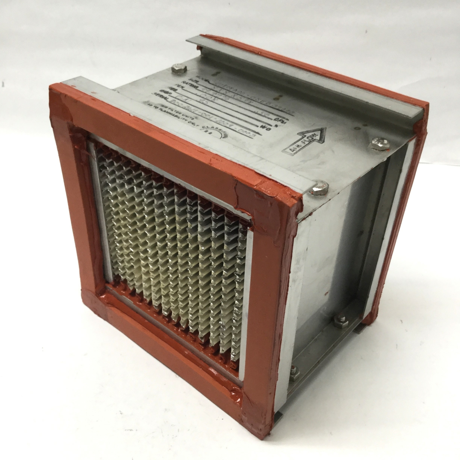 Steris P117917094 Reliance Washer HEPA Filter 99.97%, 50 CFM, 8″x 8″x 5-7/8″