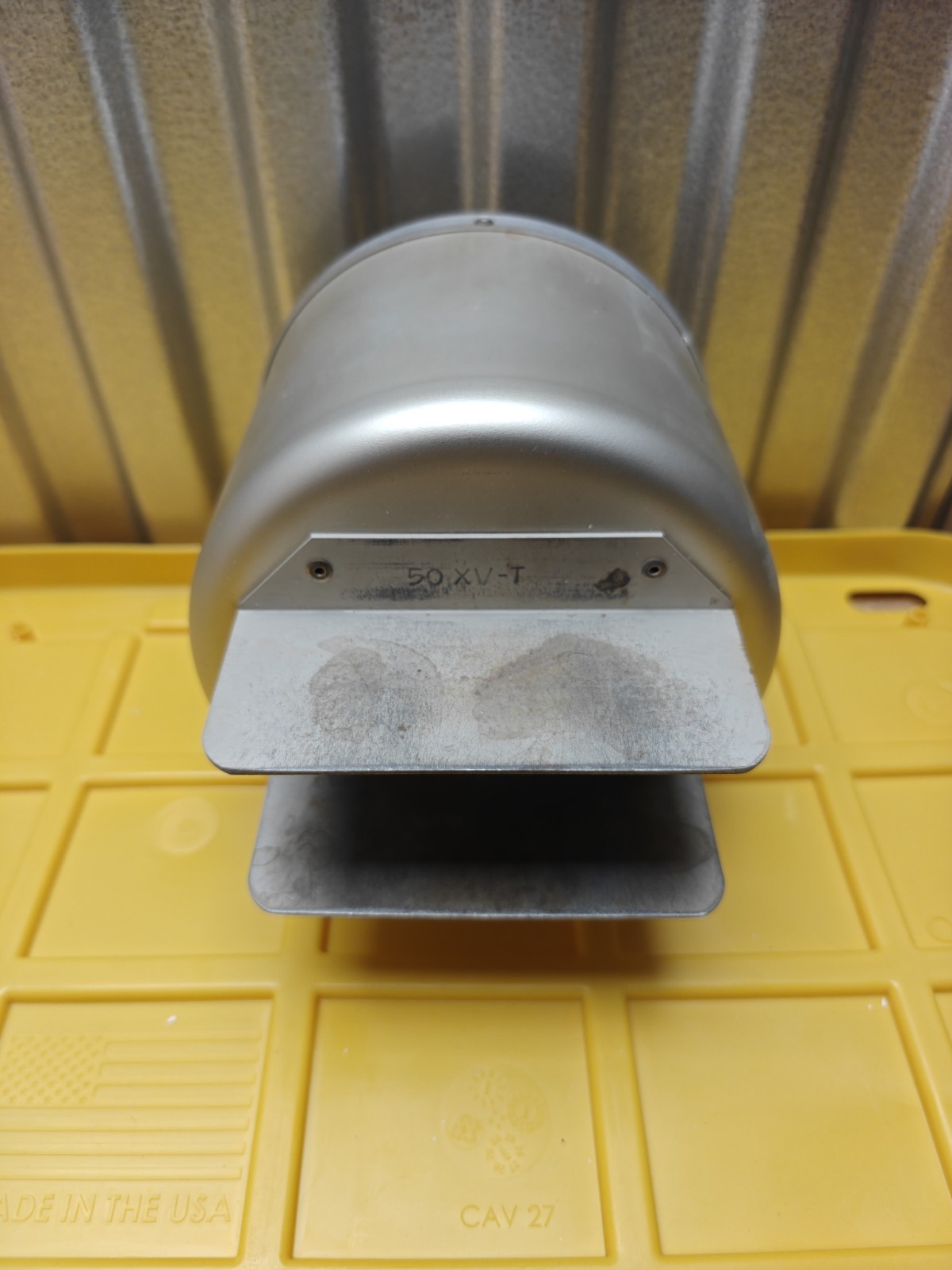 Nev 50 XV-T Round HVAC Damper Vent Control Assembly w/ Electrical Terminals