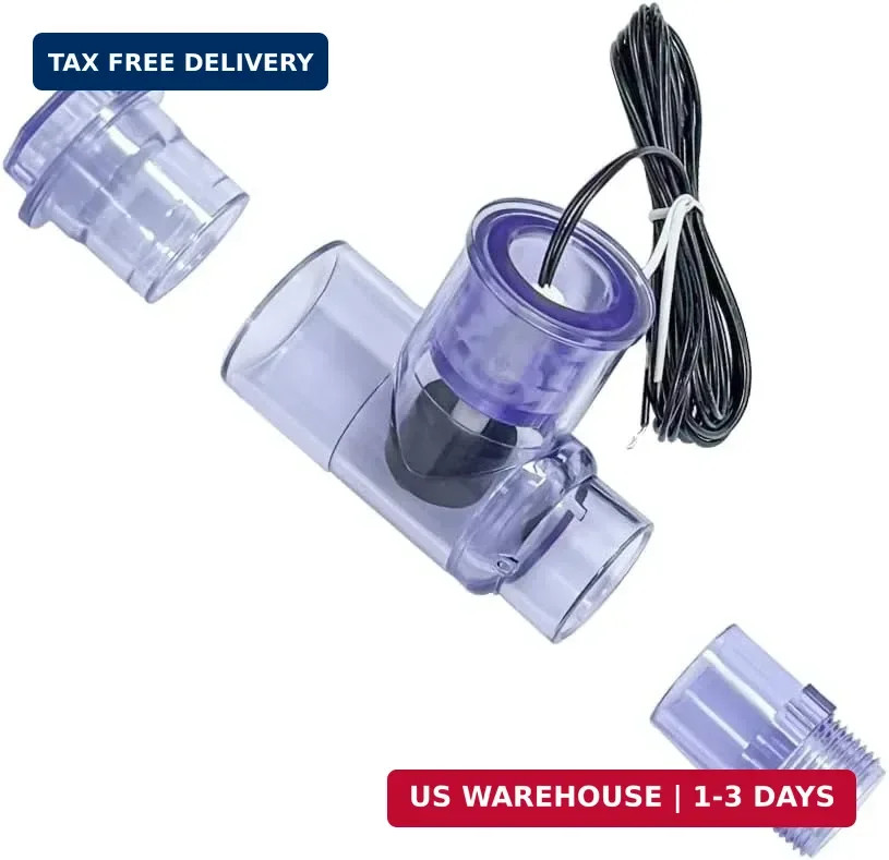 SS1 Condensate Overflow Float Switch Transparent Blue Overflow Safety Sensor Acc