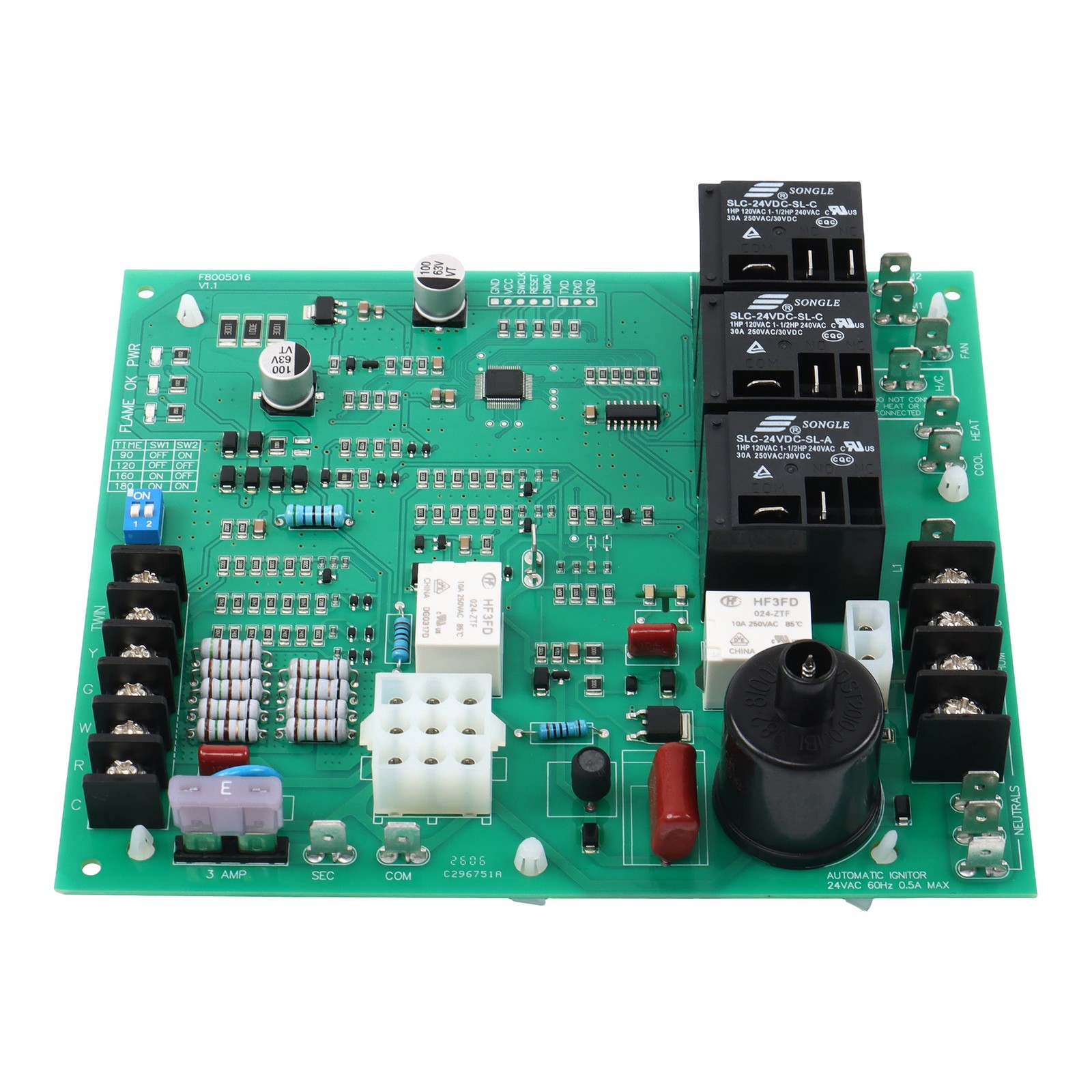 62-24140-02 High Quality Furnace Control Board Replaces 1028-928