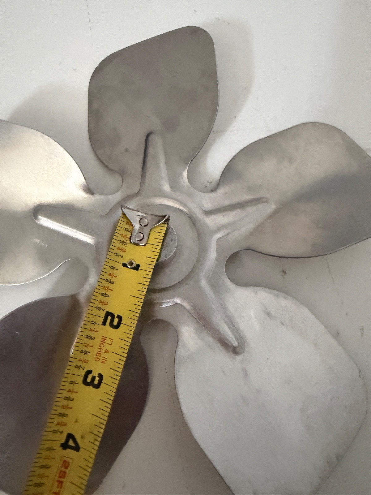 1 Metal Axial Fan Blade – 5-Blade Replacement Propeller for HVAC/Condenser Unit