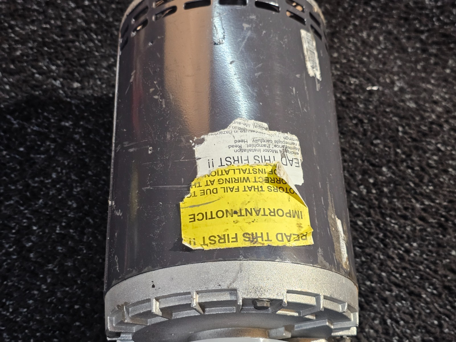 Dayton 24PR72 Condenser Fan Motor, 1 HP, 1140 rpm, 60 Hz 1 Speed, T-Stat 3 Phase