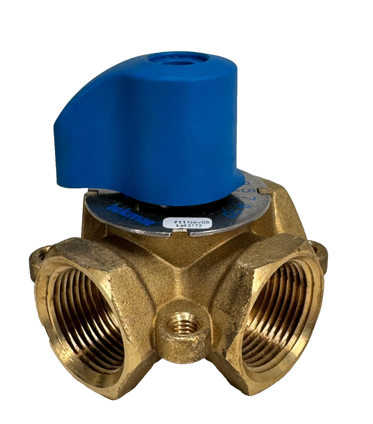 TEKMAR 711 3-Way Mixing Valve 1″ NPT Brass *NIB*