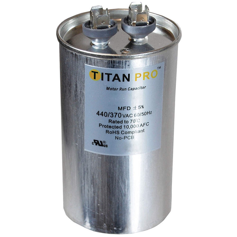 TITAN PRO TRCF35 Motor Run Capacitor,35 MFD,4″ H 30D620