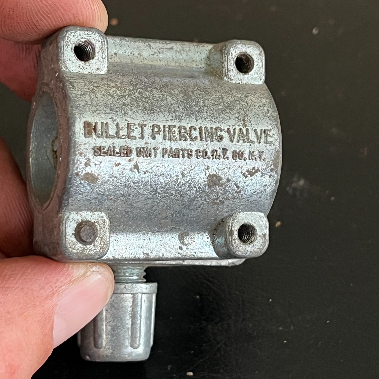 Bullet Piercing Valve for A/C Refrigeration Lines. 5/16 – 3/8 – 1/4 in.
