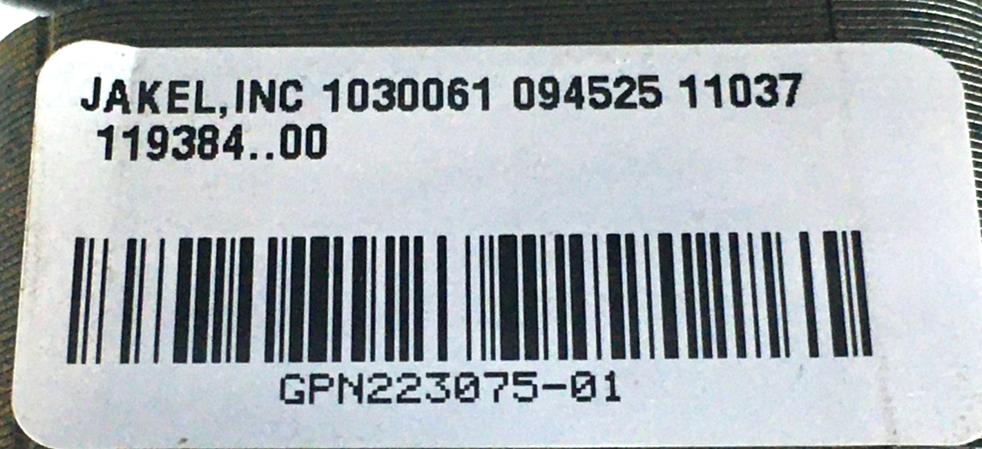 JAKEL J238-150-15293 Draft Inducer Blower Motor 223075-01 119384-00 120V #ML137