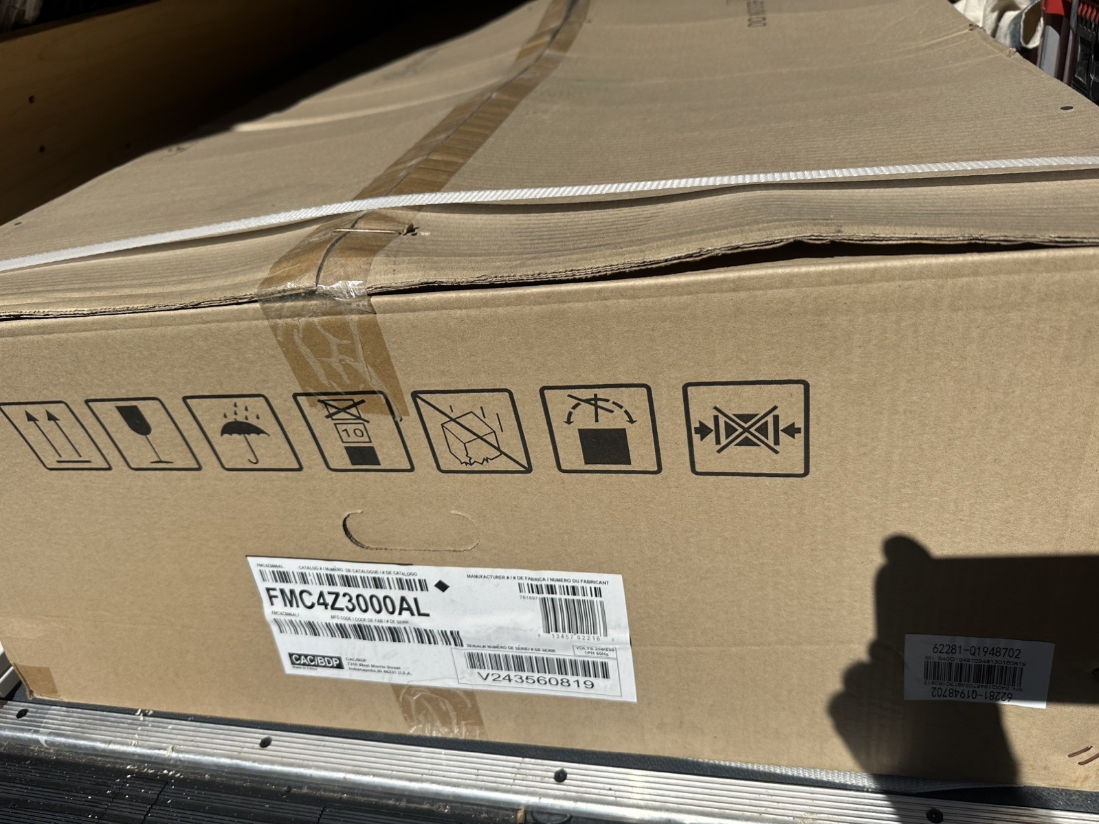 Carrier Bryant ICP 2.5 Ton Ceiling Fan Coil Unit ECM Motor FMCAZ3000AL New