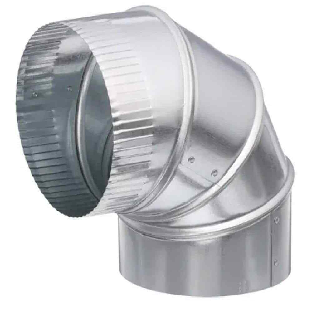 Master Flow 7 in. 90-Degree Round Adjustable Elbow
