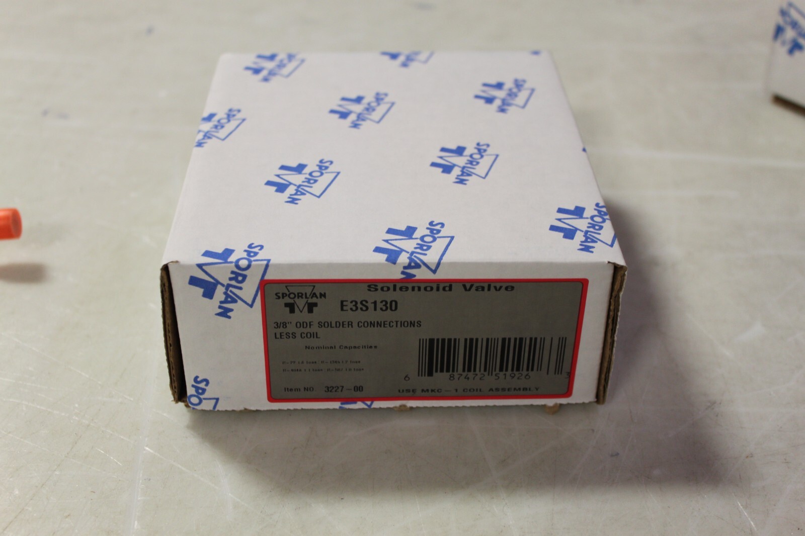 Sporlan E3S130 Refrigerant Solenoid Valve 3/8″