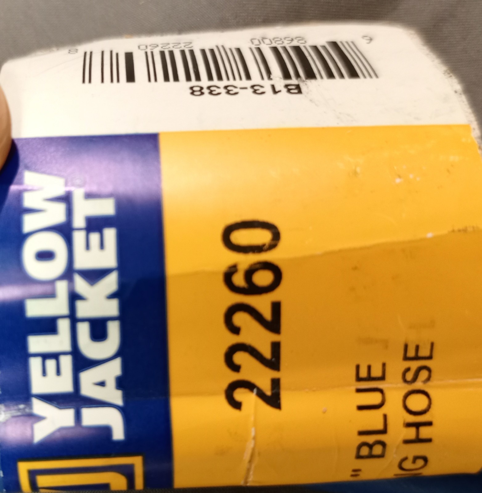 Yellow Jacket 22260 1/4 Plus 11 Blue Charging Hose