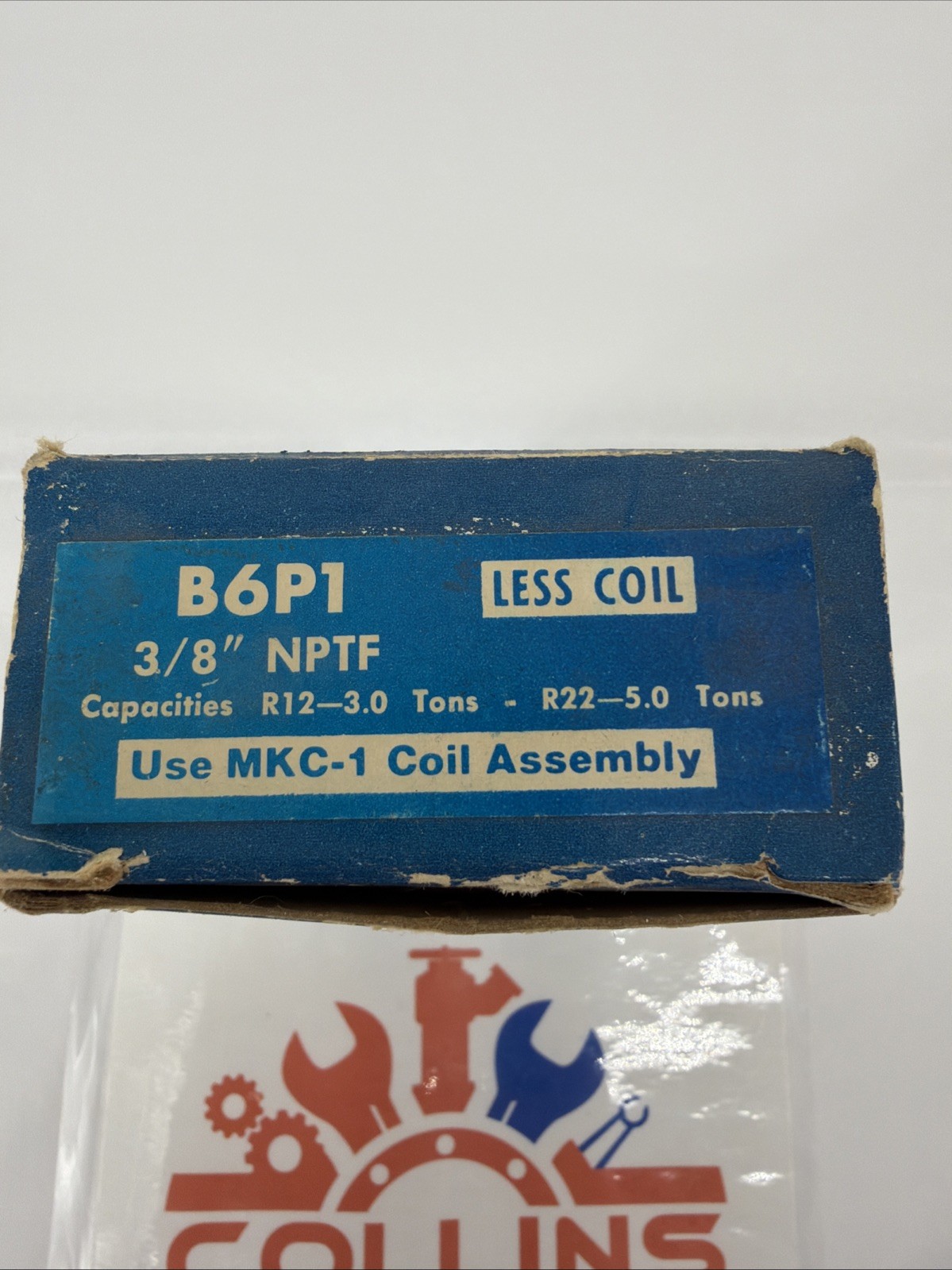 Sporlan B6P1 Solenoid Valve Less Coil, 3/8” NPTF, R12-3.0, R22-5 Tons