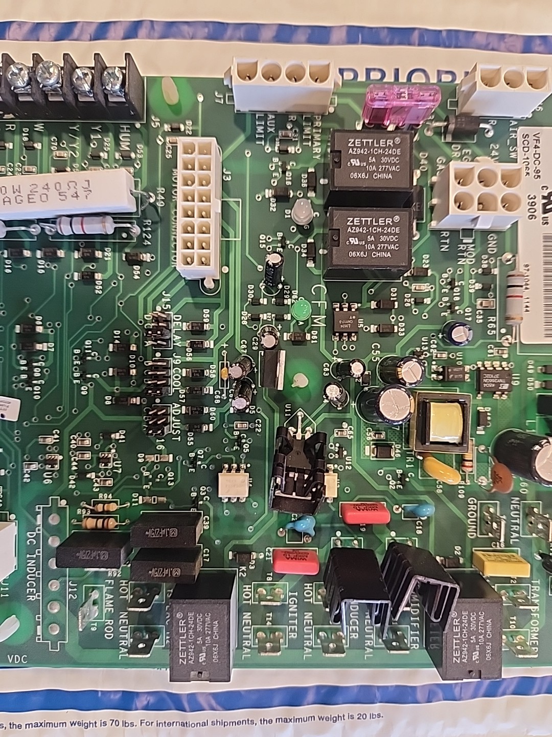 Varidigm Furnace Control Circuit Board VF4-DC-95 SCD-1065 171334 97-1044 1144