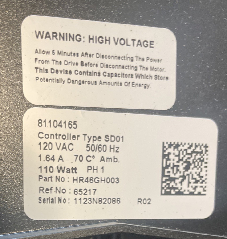 HR46GH003 OEM Carrier Inducer Motor HC23CE116 81104165 (04/11/2023)