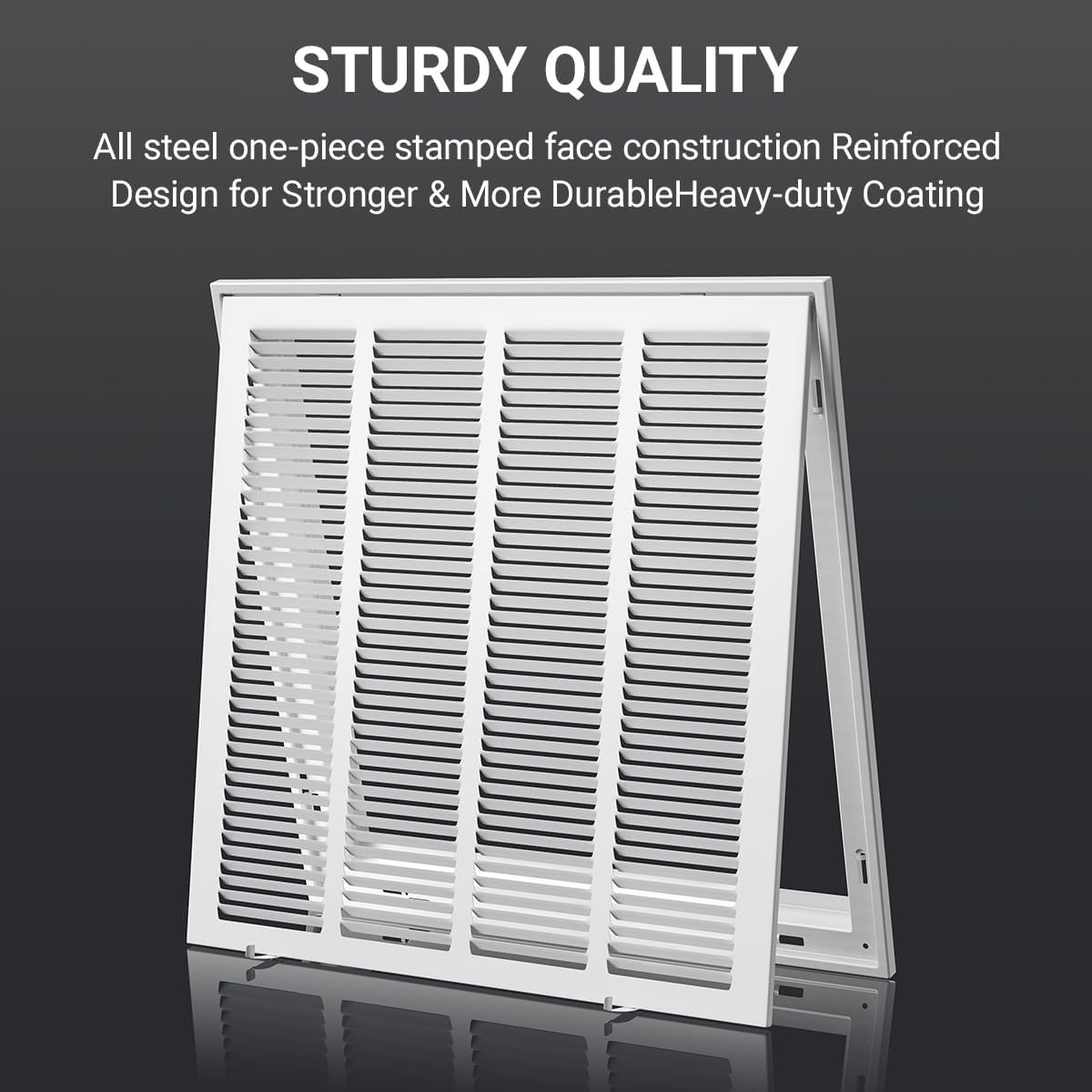 24×12 Inch Return Air Filter Grille – Durable Steel with Easy Access – HVAC Vent