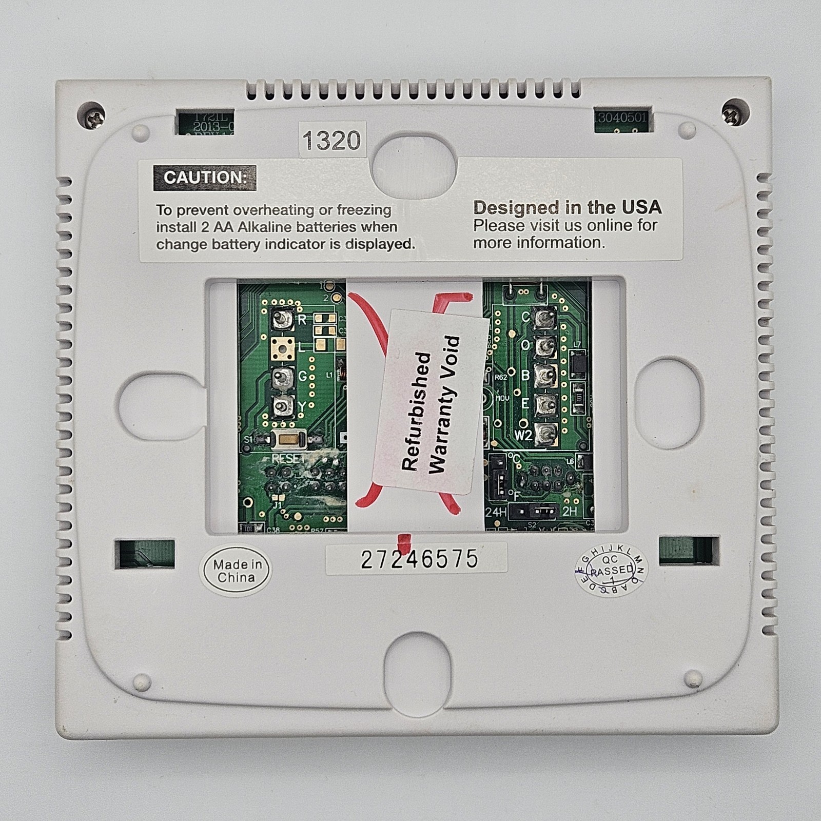 Pro1 IAQ T721 Digital Non-Programmable 2H/1C Heat Pump Thermostat Tested Working